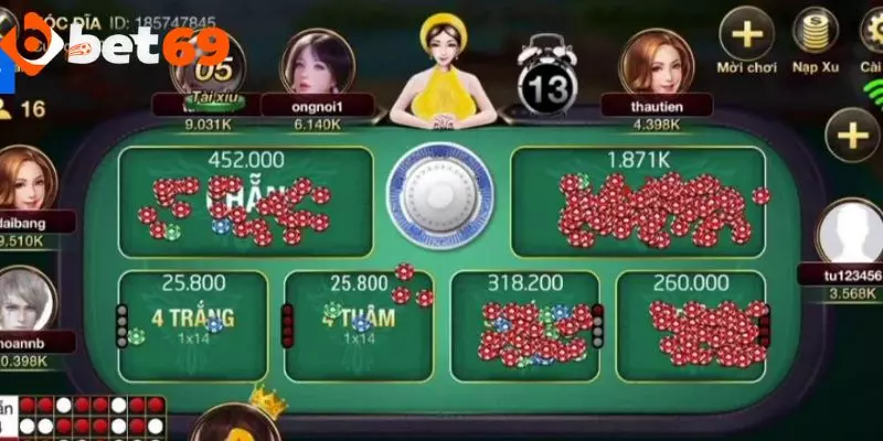Xóc đĩa đổi thưởng Bet69 Xóc đĩa đổi thưởng Bet69
